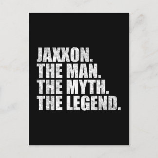 Jaxxon name, Jaxxon The Man The Myth The Legend ポストカード