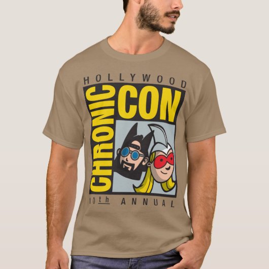 Jay and Silent Bob Hollywood Chronic Con 10th Annu Tシャツ (正面)