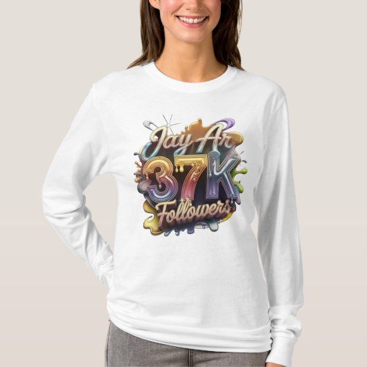 Jay Ar 37Kフォロワー Tシャツ (正面)