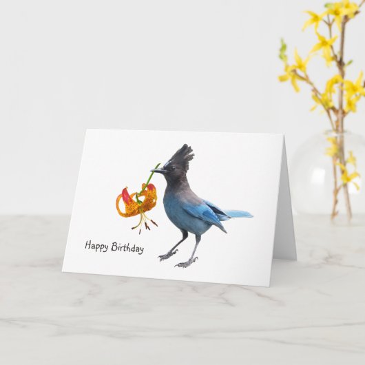 Jay FlowerBirthdayカード カード (黄色い花)