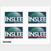 Jay Inslee 2020 長方形シール (シート)