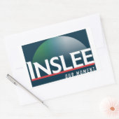 Jay Inslee 2020 長方形シール (封筒)