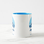 Jay Peak Vermont USA coffee cup mug ツートーンマグカップ (中央)