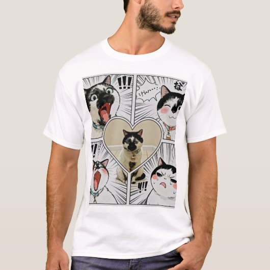 JAY  THE TUXEDO CAT Tシャツ (正面)