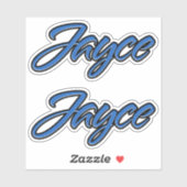 Jayce Name blue Aufkleber Sticker Stickerset シール (シート)