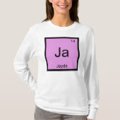 Jayda名化学元素周期表 Tシャツ (正面)
