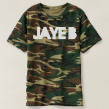 JAYE B "JAYE B/NAZZY"迷彩柄Tシャツ