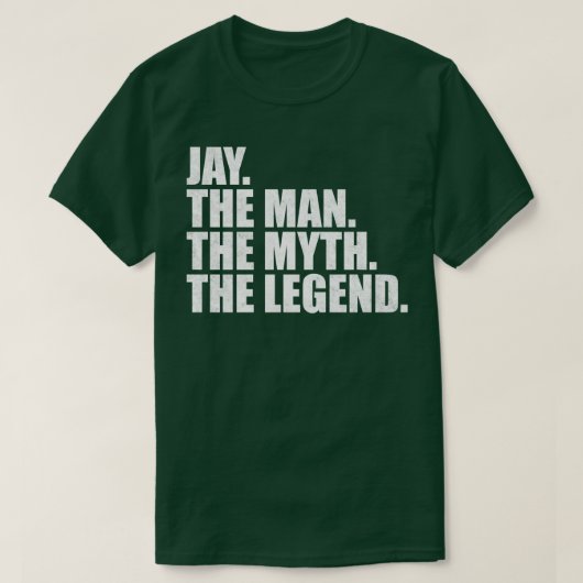 JayJay名Jay与え名 Tシャツ (デザイン正面)