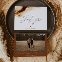 JAYLAボホテラコッタ焼きオレンジありがとう 招待状