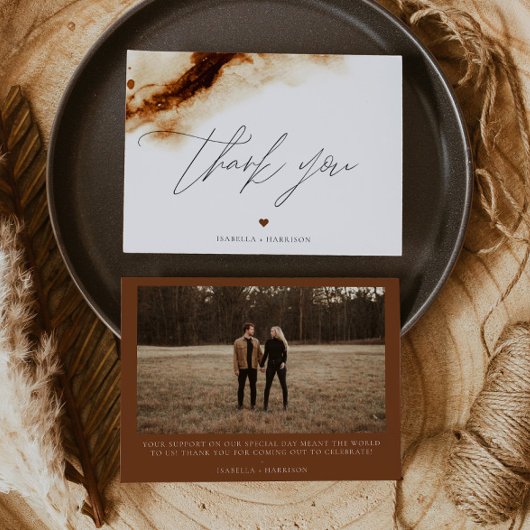 JAYLAボホテラコッタ焼きオレンジありがとう 招待状