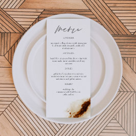 JAYLA Boho Terracotta焼きオレンジ色の錆びメニュー メニュー