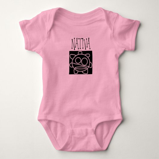 jayuya、NATIVA ベビーボディスーツ (正面)
