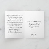 JazakAllahのkhayran - Hadithのイスラム教のサンキューカード サンキューカード (内部)