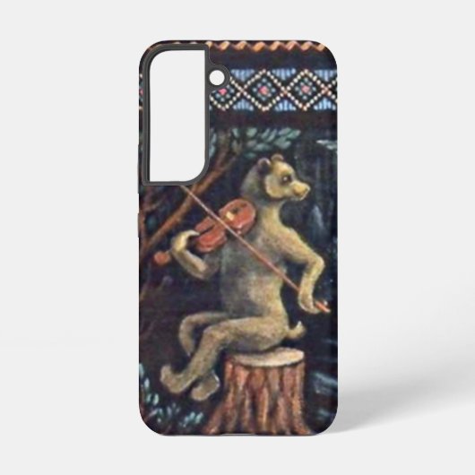 Jazep Drazdovic - Bear with Violi Samsung Galaxyケース (裏面)