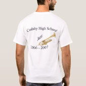 jazz1のトランペット tシャツ (裏面)