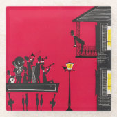 Jazz ガラスコースター (正面)