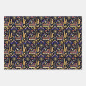 Jazz Age Celebration Pattern ラッピングペーパーシート (正面)