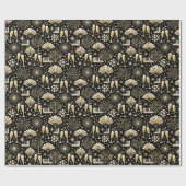 Jazz Age New Year Pattern ラッピングペーパー (フラット)
