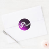 Jazz Ain't Deadロゴシール ラウンドシール (封筒)