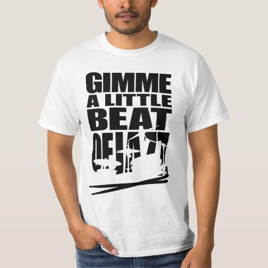 Jazz beat black tシャツ (正面)