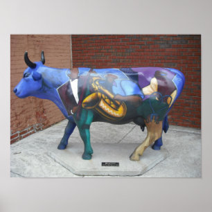 Jazz Cow - Kansas City Poster ポスター