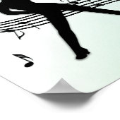 Jazz Dance Green Music ポスター (角)