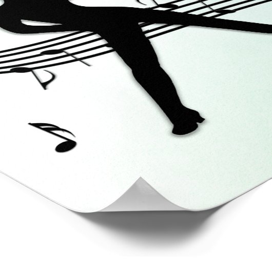 Jazz Dance Green Music ポスター (角)