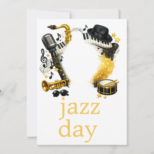 jazz day 招待状 (正面)