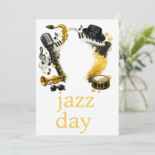jazz day  招待状 (スタンド正面)