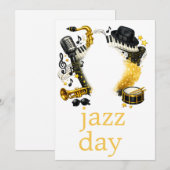 jazz day 招待状 (正面/裏面)