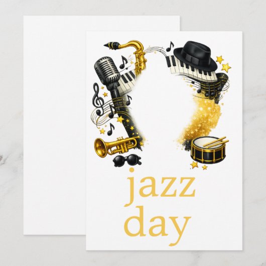 jazz day  招待状 (正面/裏面)