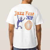Jazz Fest オリジナル スパイラル Tシャツ (裏面)