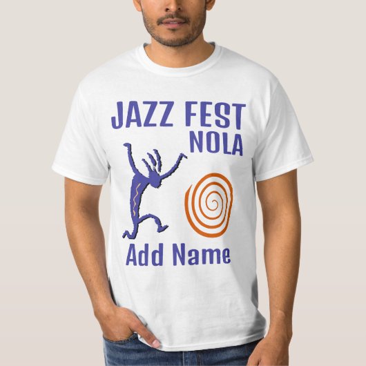 Jazz Fest オリジナル スパイラル Tシャツ (正面)