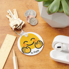 Jazz Hands KeychainパーソナライズされたテキストIDラベル キーホルダー
