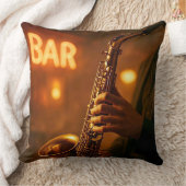 Jazz in Bar Lights クッション (ブランケット)