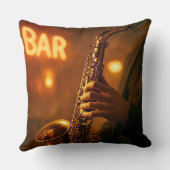 Jazz in Bar Lights クッション (裏面)