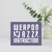 Jazz Instructionのカスタムポストカード ポストカード (スタンド正面)