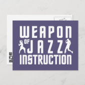 Jazz Instructionのカスタムポストカード ポストカード (正面/裏面)