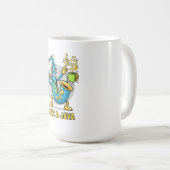 Jazz & Java Funny Saxophone Coffee Mugs  | Jazz  コーヒーマグカップ (正面右)