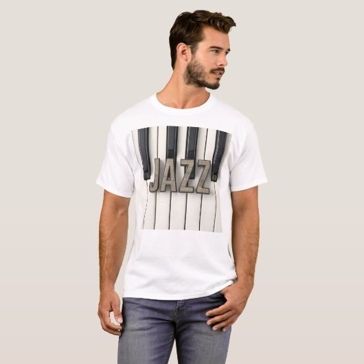 Jazz Keys T-Shirt Tシャツ (正面フル)
