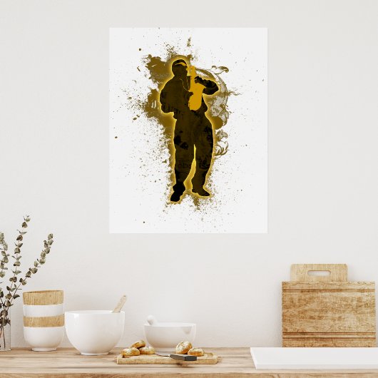 Jazz Man ポスター (キッチン)