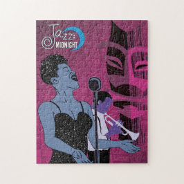 Jazz Midnight nightclub singer puzzle ジグソーパズル