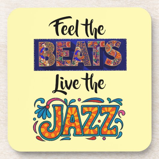 Jazz music lover コースター (正面)