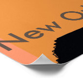 Jazz Music New Orleans 2017，変更文字 ポスター (角)