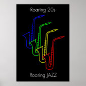 JAZZ - Roaring 20s - Roaring JAZZ ポスター (正面)