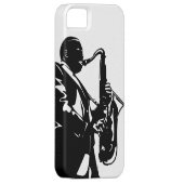 jazz saxophone Case-Mate iPhoneケース (裏面/右)