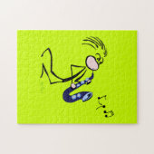 Jazz saxophonists ジグソーパズル (横)