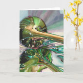 Jazz Shineノートカ空白のード – カスタマイズ カード (黄色い花)