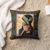 Jazz Singer Harlem Renaissance クッション (ブランケット)