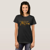 Jazz Trumpet Jazz Music print No Wrong Notes Tシャツ (正面フル)